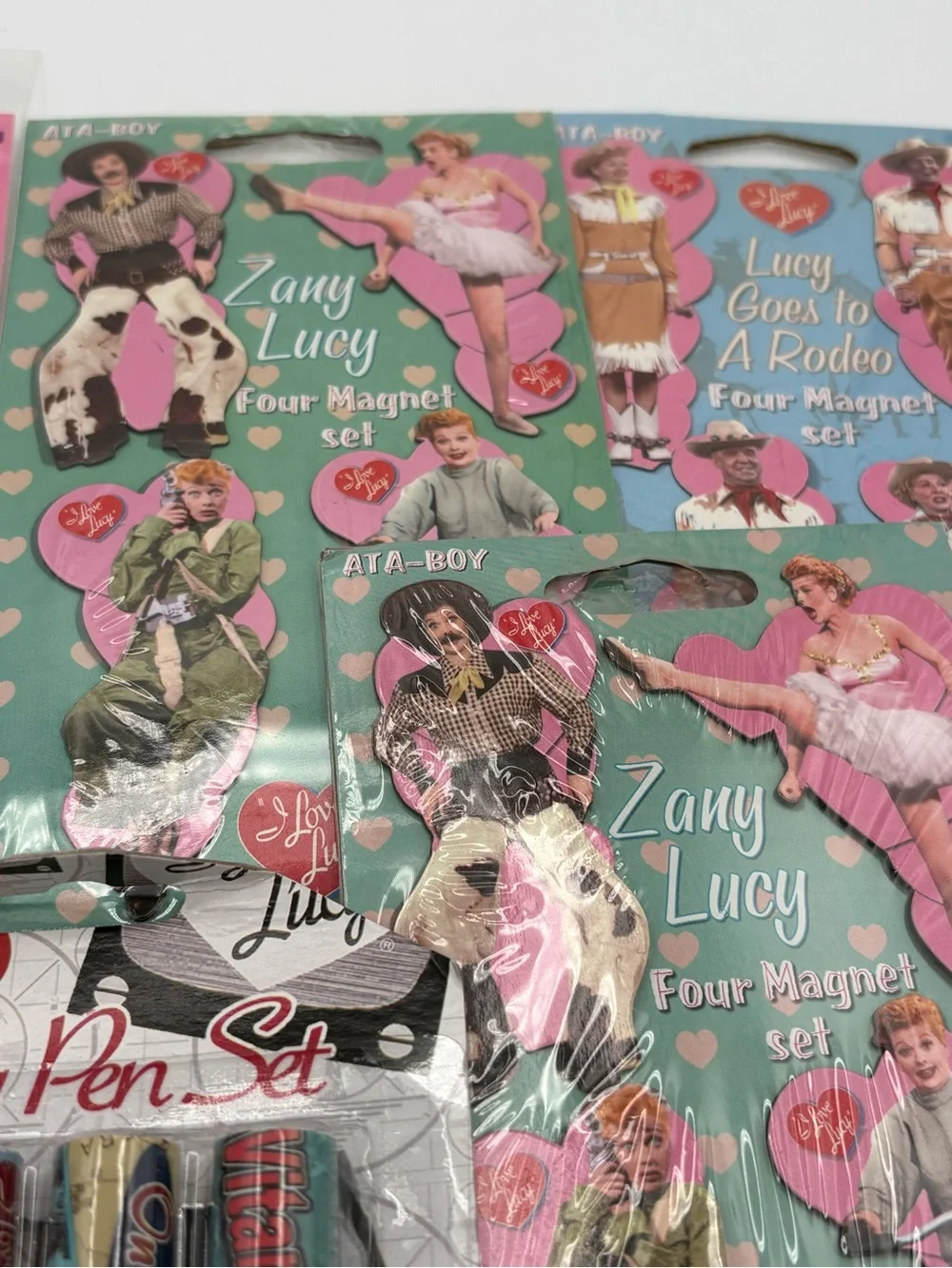 I Love Lucy Magnet Pens Pop Up Card Bundle Collection Stationary Party Office